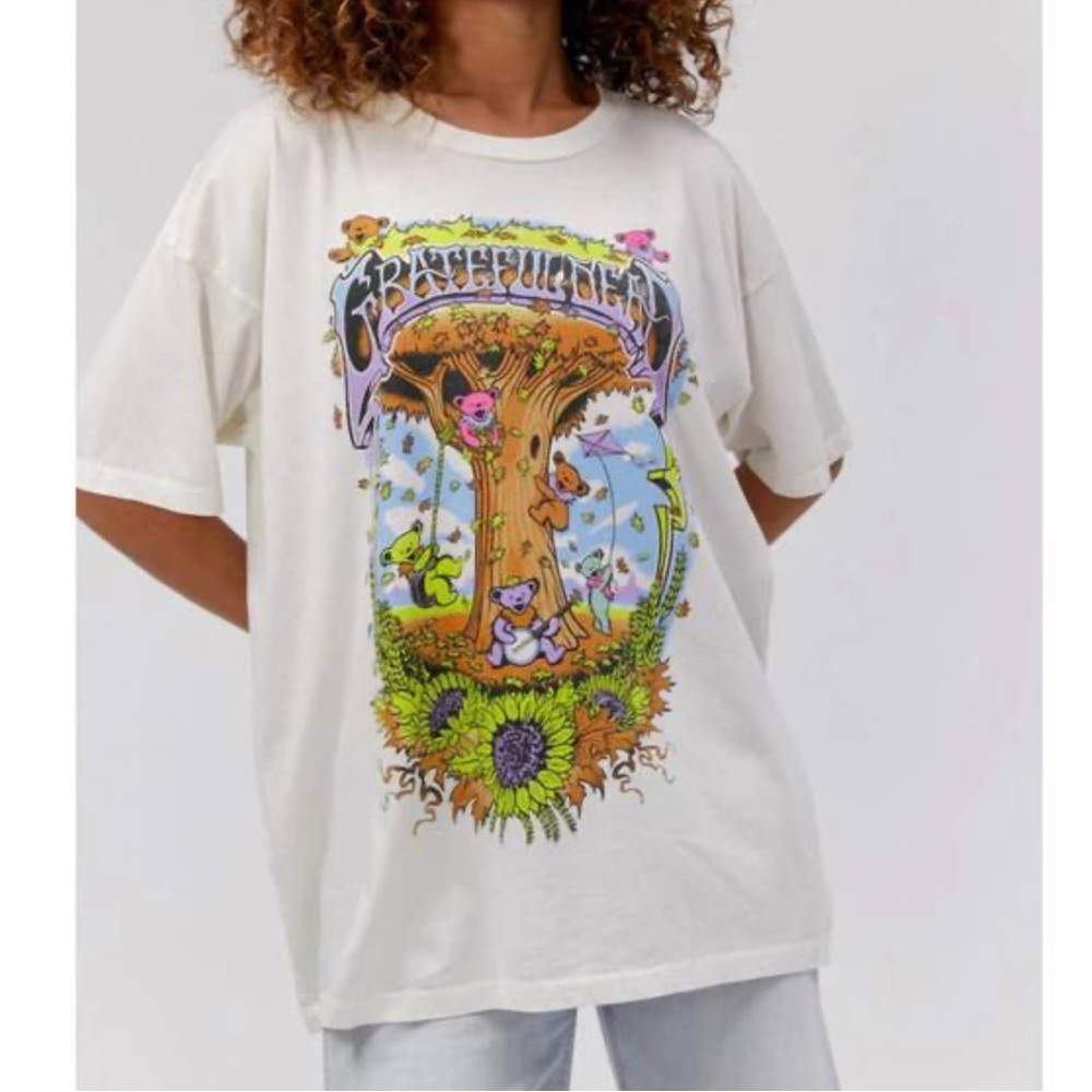 Grateful Dead autumn bears merch tee XS NWT